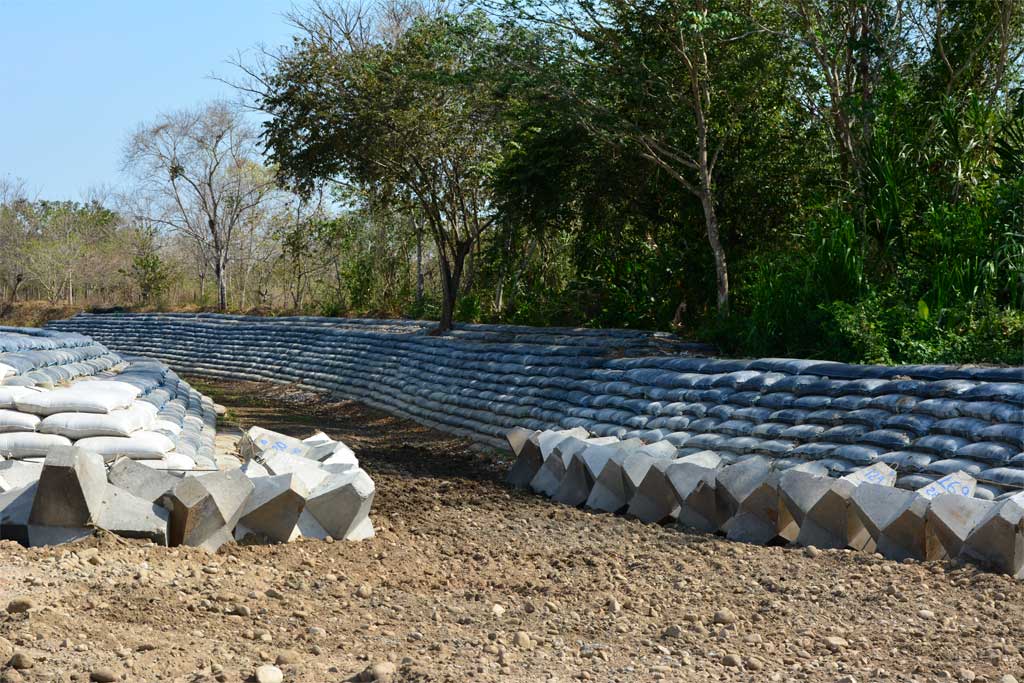 Obras de proteccion a los Meandros